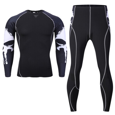 KAPYAPAR Meeste termopesu komplekt Spordi aluskihi riided Kiiresti kuivavad Long Johns Suusad Rattajooksu jooksupüksid S-4XL