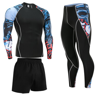 KAPYAPAR Meeste termopesu komplekt Spordi aluskihi riided Kiiresti kuivavad Long Johns Suusad Rattajooksu jooksupüksid S-4XL