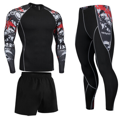 KAPYAPAR Meeste termopesu komplekt Spordi aluskihi riided Kiiresti kuivavad Long Johns Suusad Rattajooksu jooksupüksid S-4XL