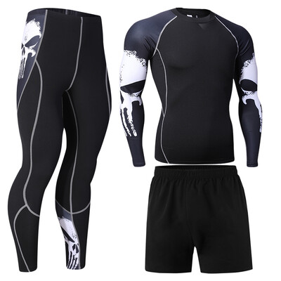 KAPYAPAR Meeste termopesu komplekt Spordi aluskihi riided Kiiresti kuivavad Long Johns Suusad Rattajooksu jooksupüksid S-4XL