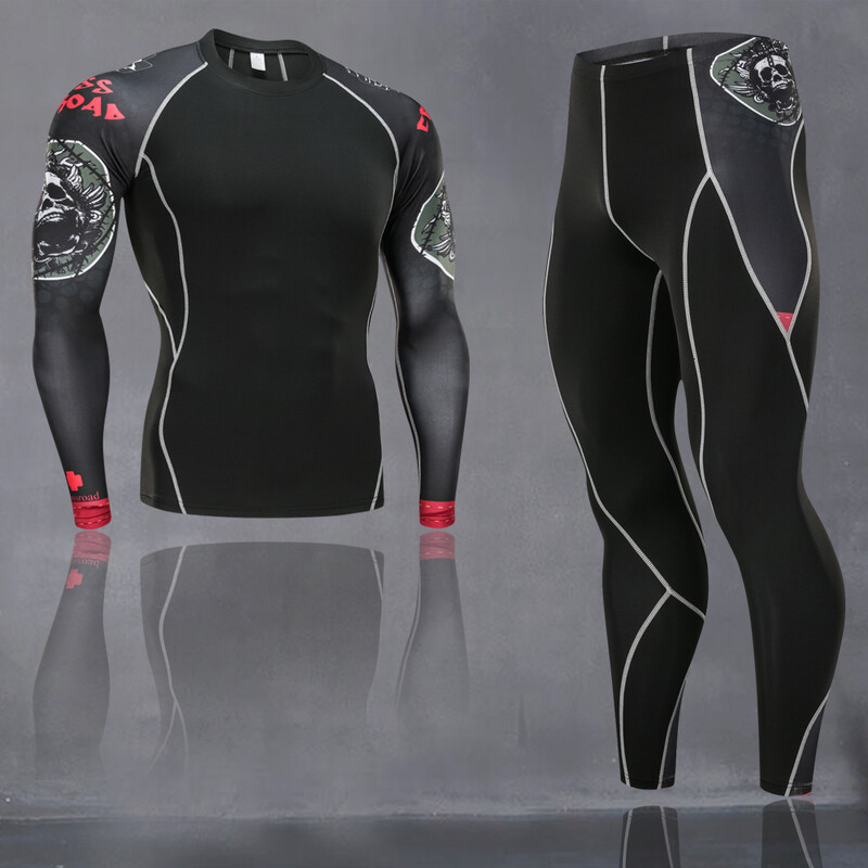 KAPYAPAR Meeste termopesu komplekt Spordi aluskihi riided Kiiresti kuivavad Long Johns Suusad Rattajooksu jooksupüksid S-4XL