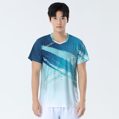 Muškarci Žene Majice kratkih rukava za badminton 2024 Brzosušeća odjeća za stolni tenis Dres s printom za trening Odbojka Košulje za parove