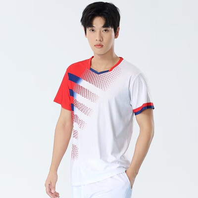 Muškarci Žene Majice kratkih rukava za badminton 2024 Brzosušeća odjeća za stolni tenis Dres s printom za trening Odbojka Košulje za parove