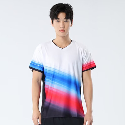 Muškarci Žene Majice kratkih rukava za badminton 2024 Brzosušeća odjeća za stolni tenis Dres s printom za trening Odbojka Košulje za parove