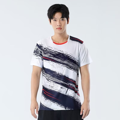 Muškarci Žene Majice kratkih rukava za badminton 2024 Brzosušeća odjeća za stolni tenis Dres s printom za trening Odbojka Košulje za parove