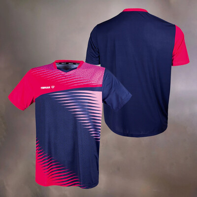 Nou timp liber Tenis Îmbrăcăminte sportivă Boutique Fitness Sport Tricou respirabil Tenis de masă ultrasubțire pentru bărbați Tricou cu mânecă scurtă cu uscare rapidă