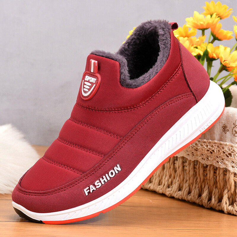 Χειμερινές ανδρικές μπότες Ζεστές γούνες Μπότες χιονιού Slip on Casuals Sneakers Ανδρικά παπούτσια Αντιολισθητικά Αντρικά παπούτσια Ανδρικά παπούτσια με μαλακό κάτω μέρος Παπούτσια για ζευγάρια