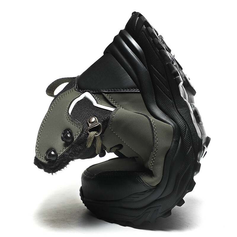 NeW Men Χειμερινές μπότες χιονιού για αδιάβροχα δερμάτινα αθλητικά παπούτσια Super Warm ανδρικές μπότες Υπαίθριες ανδρικές μπότες πεζοπορίας Εργασιακά παπούτσια Μέγεθος 39-48