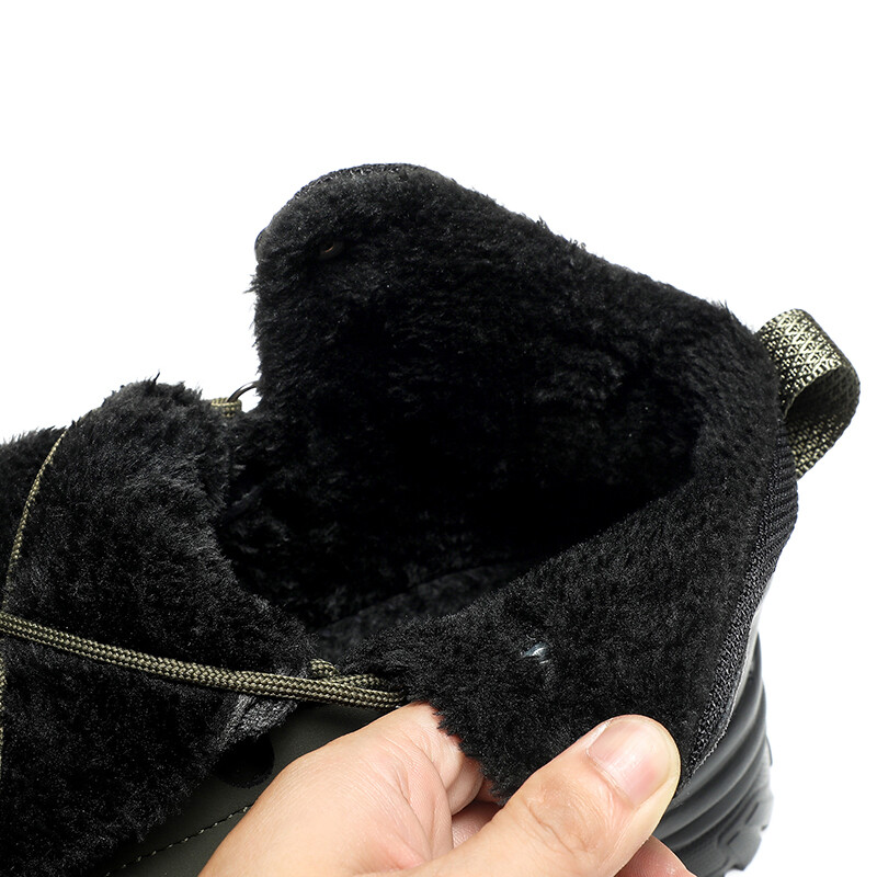 NeW Men Χειμερινές μπότες χιονιού για αδιάβροχα δερμάτινα αθλητικά παπούτσια Super Warm ανδρικές μπότες Υπαίθριες ανδρικές μπότες πεζοπορίας Εργασιακά παπούτσια Μέγεθος 39-48