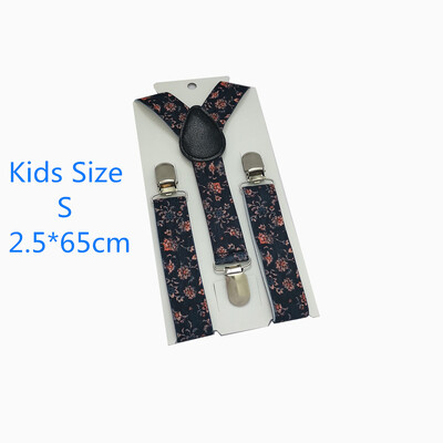 Divatos virágmintás gyerekeknek nadrágtartók felnőtteknek, 2,5 cm széles, rugalmas, állítható Y hátsó merevítők nőknek Férfiak Fiúk Lányok Baba kiegészítők