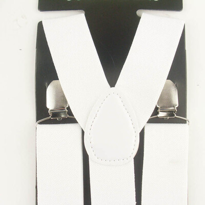 δωρεάν αποστολή Ανδρικά σιδεράκια με κλιπ Unisex Elastic Slim φαρδιά ζαρτιέρες 3,5cm Wide Mix Y-Black ζαρτιέρες Χονδρική