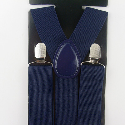 δωρεάν αποστολή Ανδρικά σιδεράκια με κλιπ Unisex Elastic Slim φαρδιά ζαρτιέρες 3,5cm Wide Mix Y-Black ζαρτιέρες Χονδρική