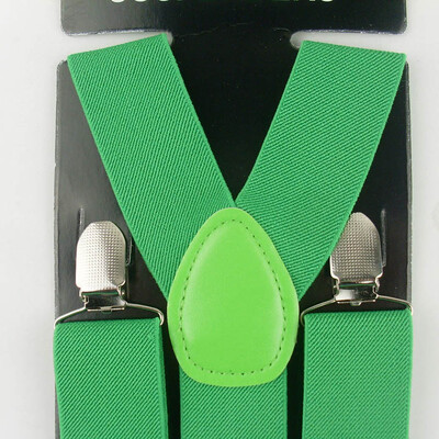 δωρεάν αποστολή Ανδρικά σιδεράκια με κλιπ Unisex Elastic Slim φαρδιά ζαρτιέρες 3,5cm Wide Mix Y-Black ζαρτιέρες Χονδρική