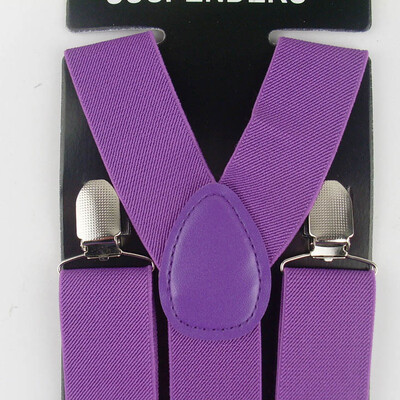 δωρεάν αποστολή Ανδρικά σιδεράκια με κλιπ Unisex Elastic Slim φαρδιά ζαρτιέρες 3,5cm Wide Mix Y-Black ζαρτιέρες Χονδρική