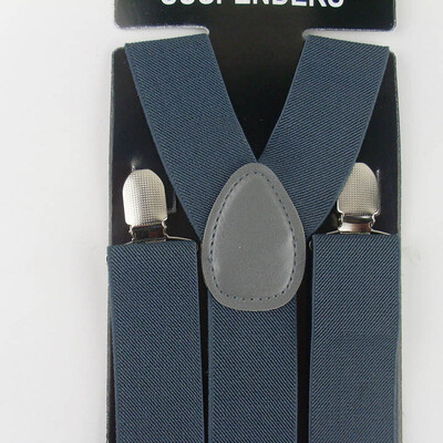 δωρεάν αποστολή Ανδρικά σιδεράκια με κλιπ Unisex Elastic Slim φαρδιά ζαρτιέρες 3,5cm Wide Mix Y-Black ζαρτιέρες Χονδρική