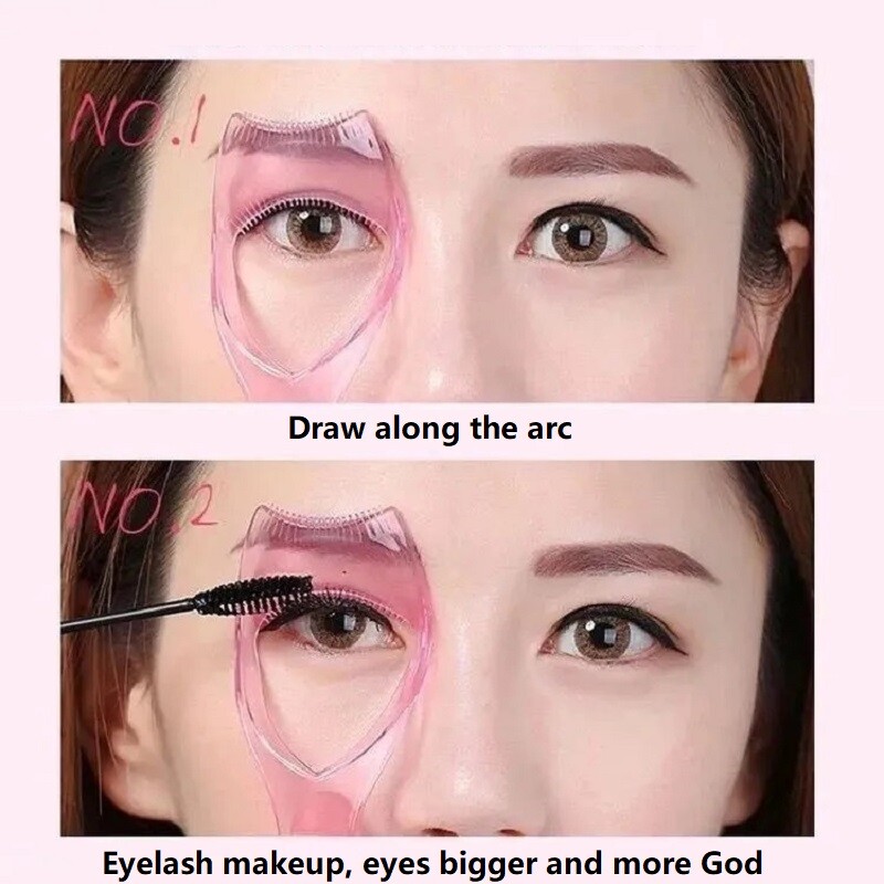 1/2 vnt. Blakstienų kaukė aplikatorius, apsaugančios blakstienas, skirtas dažyti blakstienas Mascara Guard blakstienų aplikatorius, kilimo įrankis