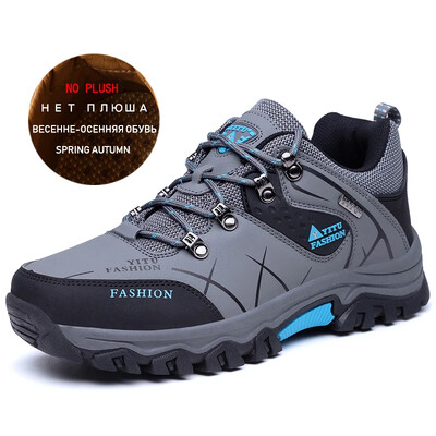 Zīmols Vīriešu ziemas zābaki Vīriešu sniega zābaki ziemas silti ādas ūdensizturīgi vīriešu kedas āra elpojoši pārgājienu zābaki darba apavi