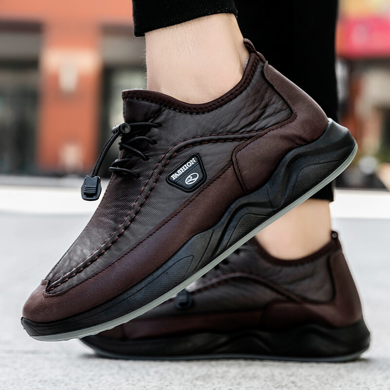 Márka téli férfi csizmák hó vastag plüss meleg vízálló férfi csizmák légáteresztő férfi western csizmák férfi tornacipők forró akció