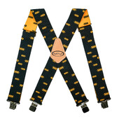 MELOTOUGH Meeste raskeveokite ripatsid, täiselastsed 2/1,5 tolli laiad X seljaosa reguleeritavad elastsed meeste tööripatsid Snow Tree