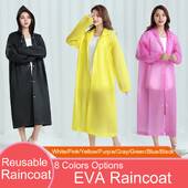 Újrafelhasználható, szagtalan EVA műanyag tartós esőkabát divatos vastagított poncsó esőruha túrázáshoz kerékpározáshoz kerti munkás férfi női