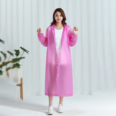 Újrafelhasználható, szagtalan EVA műanyag tartós esőkabát divatos vastagított poncsó esőruha túrázáshoz kerékpározáshoz kerti munkás férfi női