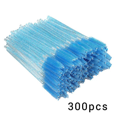 100/300 vnt vienkartiniai blakstienų tušo šepetėliai blakstienų priauginimui antakių ir makiažo blakstienų ritinėlių lazdelės