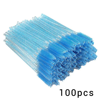 100/300 vnt vienkartiniai blakstienų tušo šepetėliai blakstienų priauginimui antakių ir makiažo blakstienų ritinėlių lazdelės