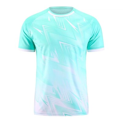Nova ljetna majica s kratkim rukavima za stolni tenis i badminton, koja se brzo suši, s 3D printom