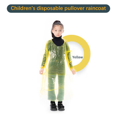 Pelernă de ploaie de unică folosință pentru copii Drumeții în aer liber Rafting Alpinism Proiecte de apă cu poncho de ploaie de unică folosință