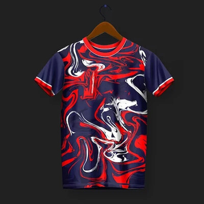 Αθλητικά μπλουζάκια Καλοκαιρινή ανδρική ριγέ στάμπα μπάντμιντον Επιτραπέζιο τένις τρέξιμο Διαγωνισμός γυμναστικής Προπόνηση Ρούχα γυμναστικής Ανδρικά