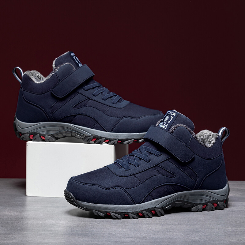 Ζεστά χειμερινά παπούτσια Ανδρικές μπότες με γούνα Μέγεθος 35-45 Γυναικείες μπότες χιονιού για Unisex Fashion Outdoor Sneakers Γυναικεία Ανδρικά Μποτάκια