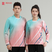 Odjeća dugih rukava za stolni tenis, vrhunska kvaliteta, niska cijena, majica za badminton, 2024, novi muškarci, žene, dres za odbojku, ping-pong, golf