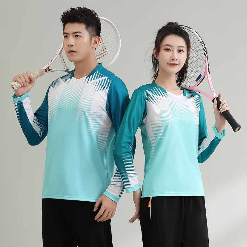 Odjeća dugih rukava za stolni tenis, vrhunska kvaliteta, niska cijena, majica za badminton, 2024, novi muškarci, žene, dres za odbojku, ping-pong, golf