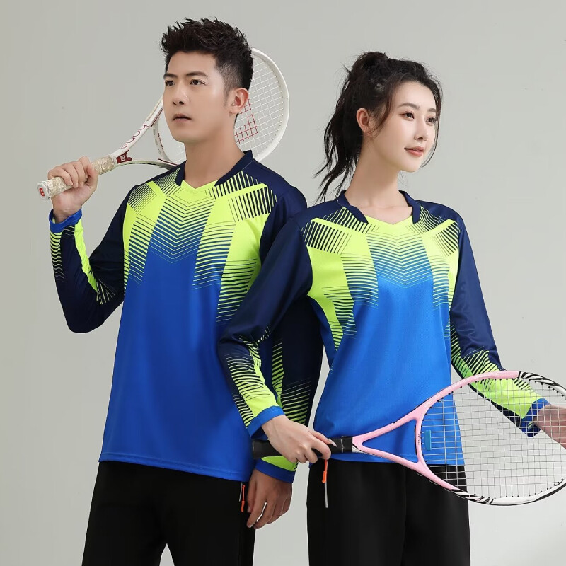 Odjeća dugih rukava za stolni tenis, vrhunska kvaliteta, niska cijena, majica za badminton, 2024, novi muškarci, žene, dres za odbojku, ping-pong, golf