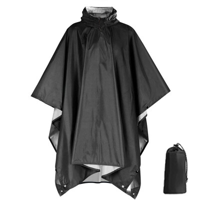 Heavy Duty Rain Poncho For Backpacking Αδιάβροχο ελαφρύ αδιάβροχο για ενήλικες έκτακτης ανάγκης Universal για άνδρες και γυναίκες