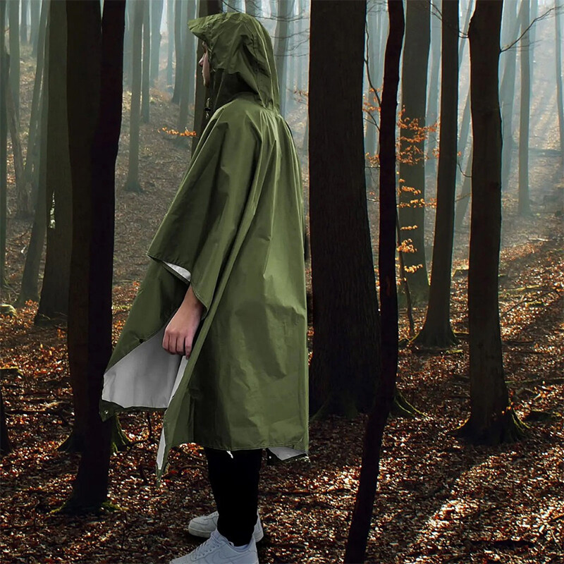 Heavy Duty Rain Poncho For Backpacking Αδιάβροχο ελαφρύ αδιάβροχο για ενήλικες έκτακτης ανάγκης Universal για άνδρες και γυναίκες