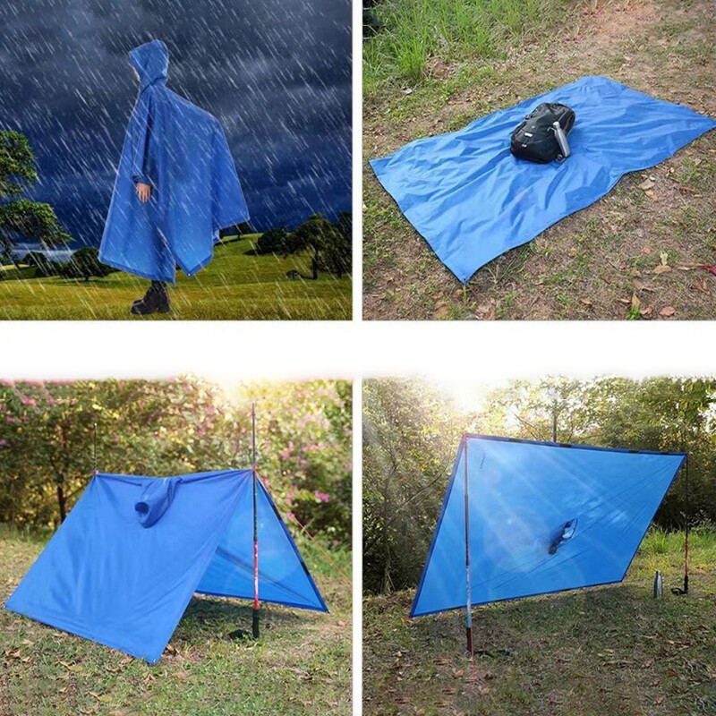 Heavy Duty Rain Poncho For Backpacking Αδιάβροχο ελαφρύ αδιάβροχο για ενήλικες έκτακτης ανάγκης Universal για άνδρες και γυναίκες