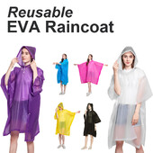 Многократна употреба Жени Мъже Преносим дъждобран Костюм Облекло Дъждобран Пончо Наметало Суичър Дъждобран За Колоездене Риболов Туристически лагер с качулка