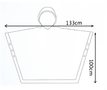 Многократна употреба Жени Мъже Преносим дъждобран Костюм Облекло Дъждобран Пончо Наметало Суичър Дъждобран За Колоездене Риболов Туристически лагер с качулка