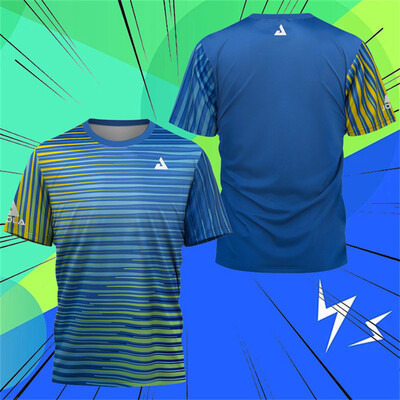 Îmbrăcăminte tenis de masă pentru bărbați Tricou de vară Tenis de badminton Tricou cu mânecă scurtă pentru bărbați cu uscare rapidă Club de tenis de masă