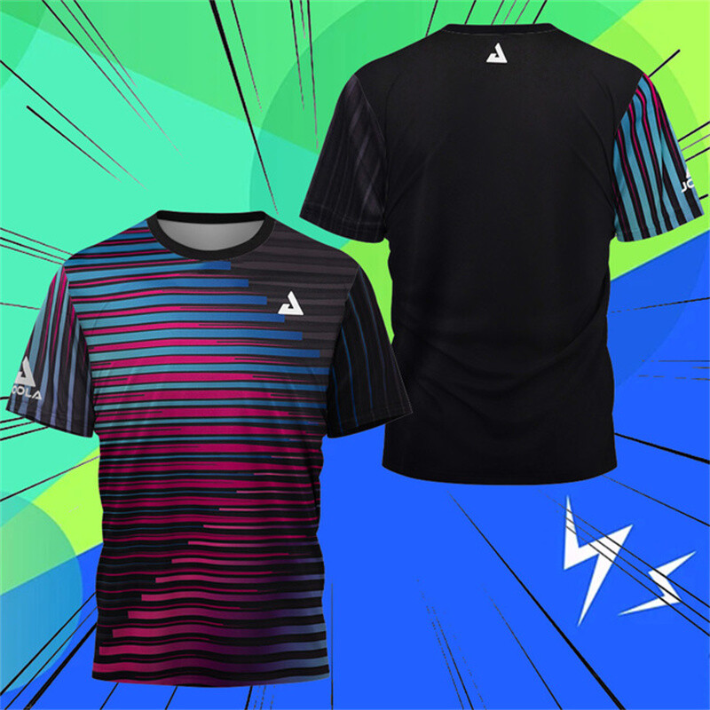 Îmbrăcăminte tenis de masă pentru bărbați Tricou de vară Tenis de badminton Tricou cu mânecă scurtă pentru bărbați cu uscare rapidă Club de tenis de masă