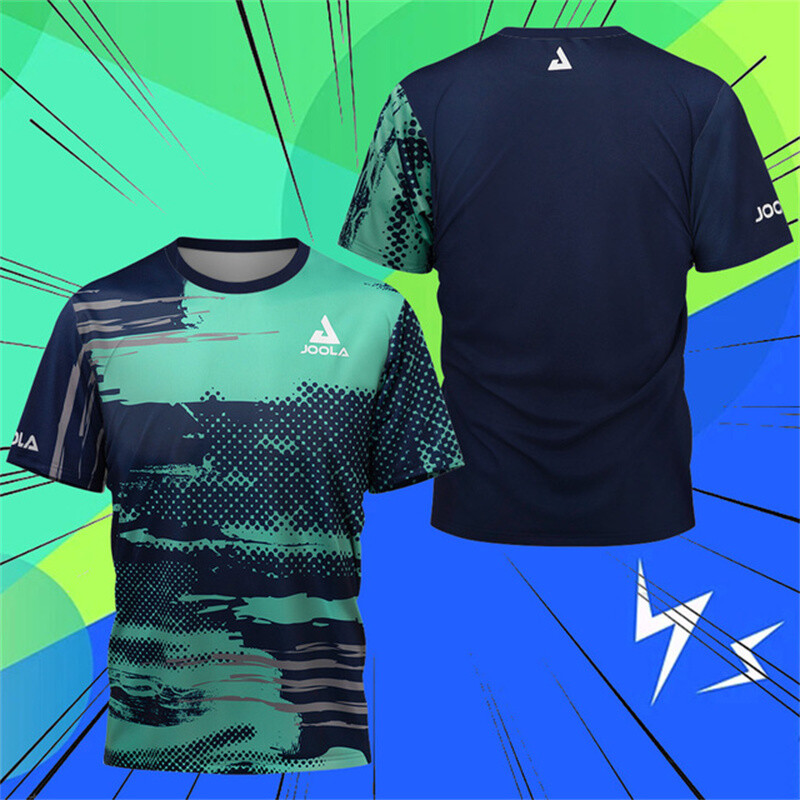 Îmbrăcăminte tenis de masă pentru bărbați Tricou de vară Tenis de badminton Tricou cu mânecă scurtă pentru bărbați cu uscare rapidă Club de tenis de masă