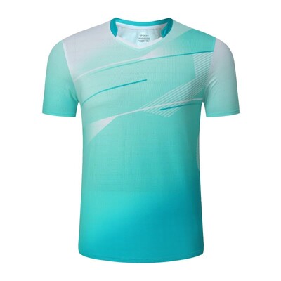 Μπλουζάκι τένις μεγάλης διάρκειας εξάχνωσης Χονδρικό μπλουζάκι προπόνησης πινγκ πονγκ για άντρες και γυναίκες για ανδρικό και γυναικείο αναπνεύσιμο μπλουζάκι μπάντμιντον