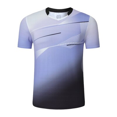 Μπλουζάκι τένις μεγάλης διάρκειας εξάχνωσης Χονδρικό μπλουζάκι προπόνησης πινγκ πονγκ για άντρες και γυναίκες για ανδρικό και γυναικείο αναπνεύσιμο μπλουζάκι μπάντμιντον