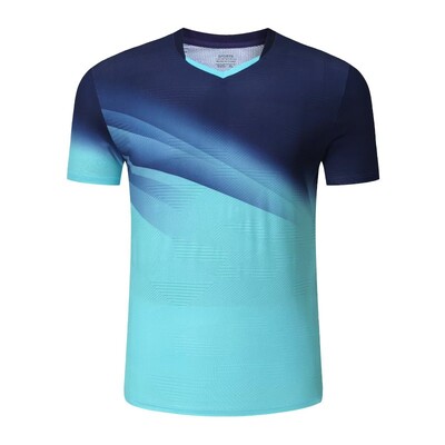 Μπλουζάκι τένις μεγάλης διάρκειας εξάχνωσης Χονδρικό μπλουζάκι προπόνησης πινγκ πονγκ για άντρες και γυναίκες για ανδρικό και γυναικείο αναπνεύσιμο μπλουζάκι μπάντμιντον