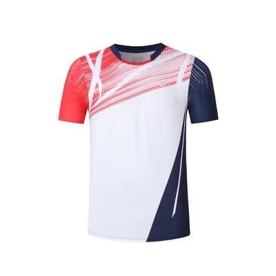 Μπλουζάκι τένις μεγάλης διάρκειας εξάχνωσης Χονδρικό μπλουζάκι προπόνησης πινγκ πονγκ για άντρες και γυναίκες για ανδρικό και γυναικείο αναπνεύσιμο μπλουζάκι μπάντμιντον