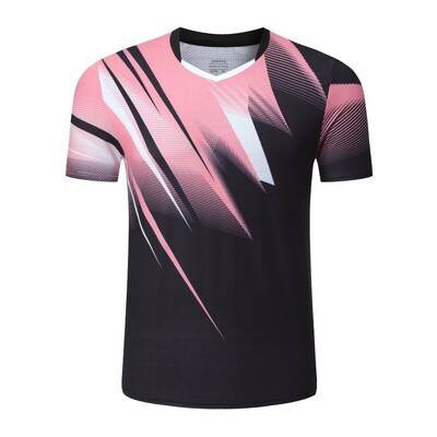 Μπλουζάκι τένις μεγάλης διάρκειας εξάχνωσης Χονδρικό μπλουζάκι προπόνησης πινγκ πονγκ για άντρες και γυναίκες για ανδρικό και γυναικείο αναπνεύσιμο μπλουζάκι μπάντμιντον