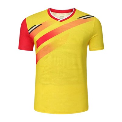 Μπλουζάκι τένις μεγάλης διάρκειας εξάχνωσης Χονδρικό μπλουζάκι προπόνησης πινγκ πονγκ για άντρες και γυναίκες για ανδρικό και γυναικείο αναπνεύσιμο μπλουζάκι μπάντμιντον