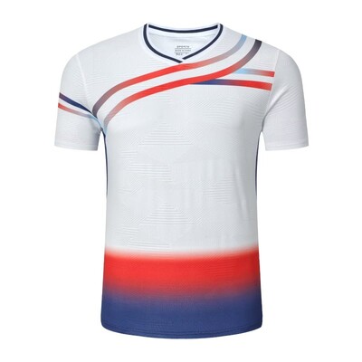 Μπλουζάκι τένις μεγάλης διάρκειας εξάχνωσης Χονδρικό μπλουζάκι προπόνησης πινγκ πονγκ για άντρες και γυναίκες για ανδρικό και γυναικείο αναπνεύσιμο μπλουζάκι μπάντμιντον