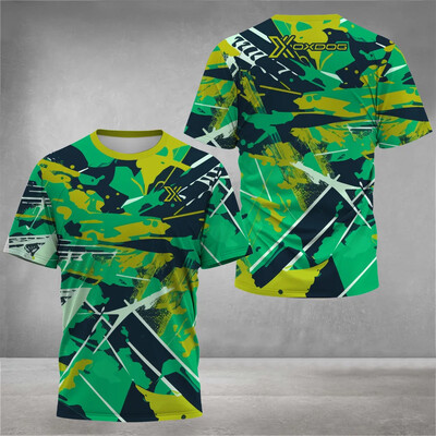 Ανδρικό μπλουζάκι Quick Dry 2024 Μπλουζάκι πινγκ πονγκ Μπάντμιντον Μπλουζάκι πινγκ πονγκ Breathable Αθλητικό προπόνηση Ρούχα Oversize Φαρδιά αθλητικά ρούχα